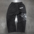 Casual Street Retro Printed Trousers