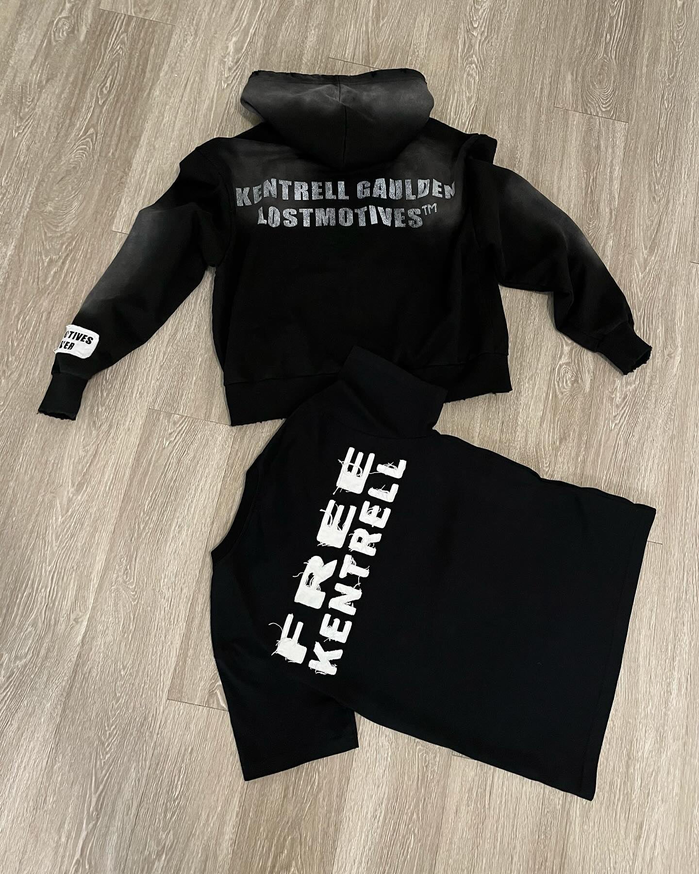 Young boy print id hoodie