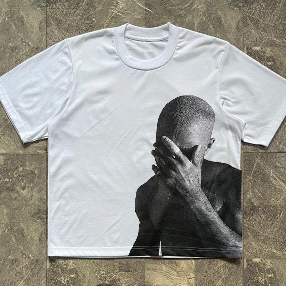 Character Blond Print Short Sleeve T-Shirt