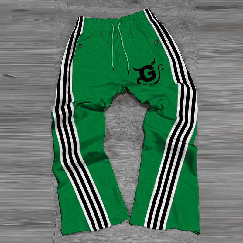 Casual street striped trousers