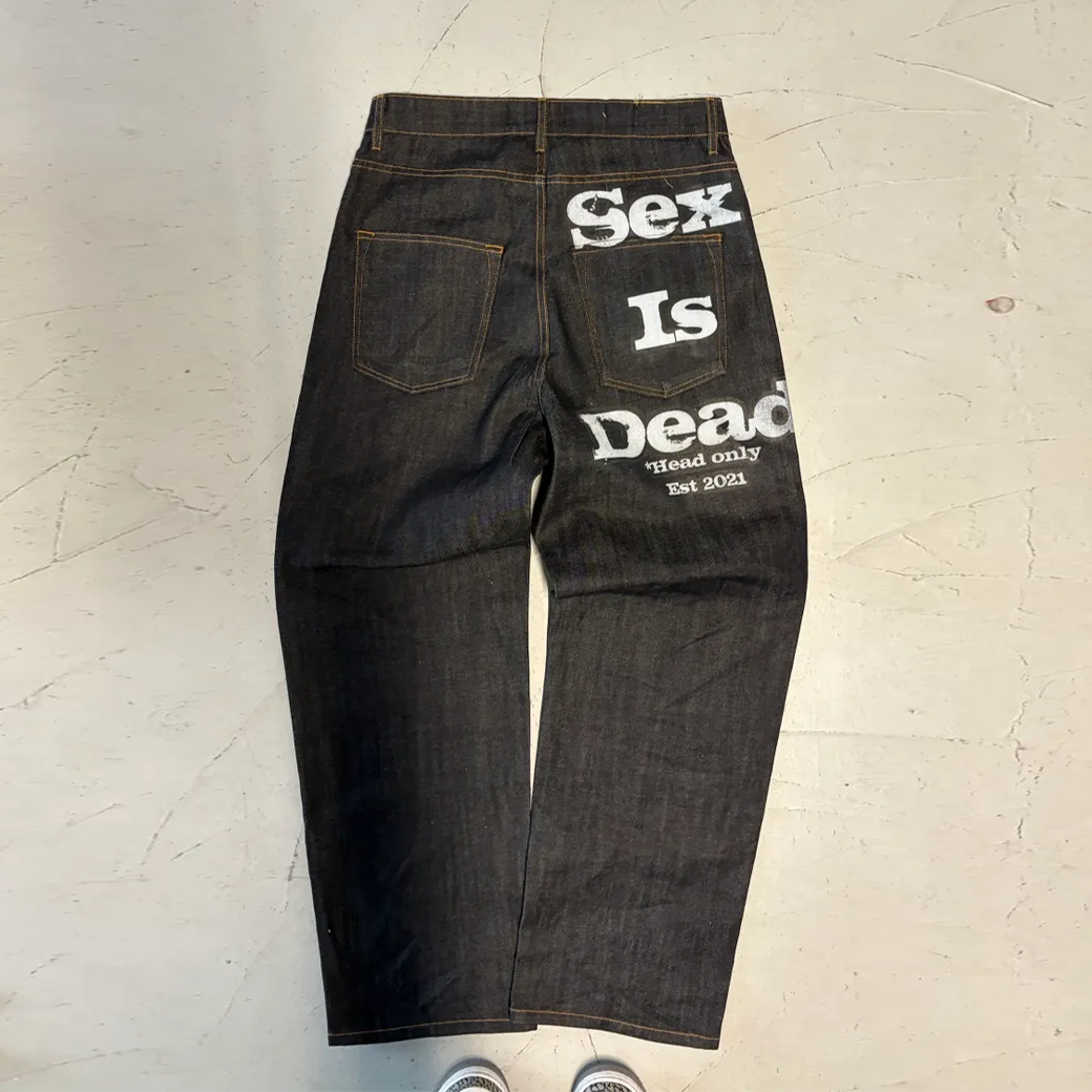 Street American Print Jeans