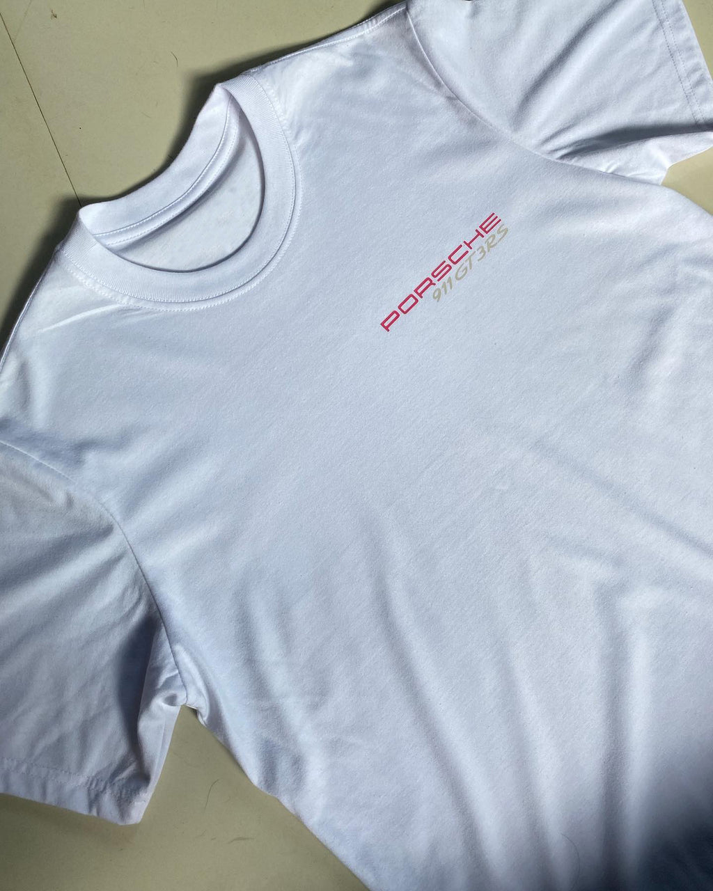 Fashionable personalized racing print T-shirt