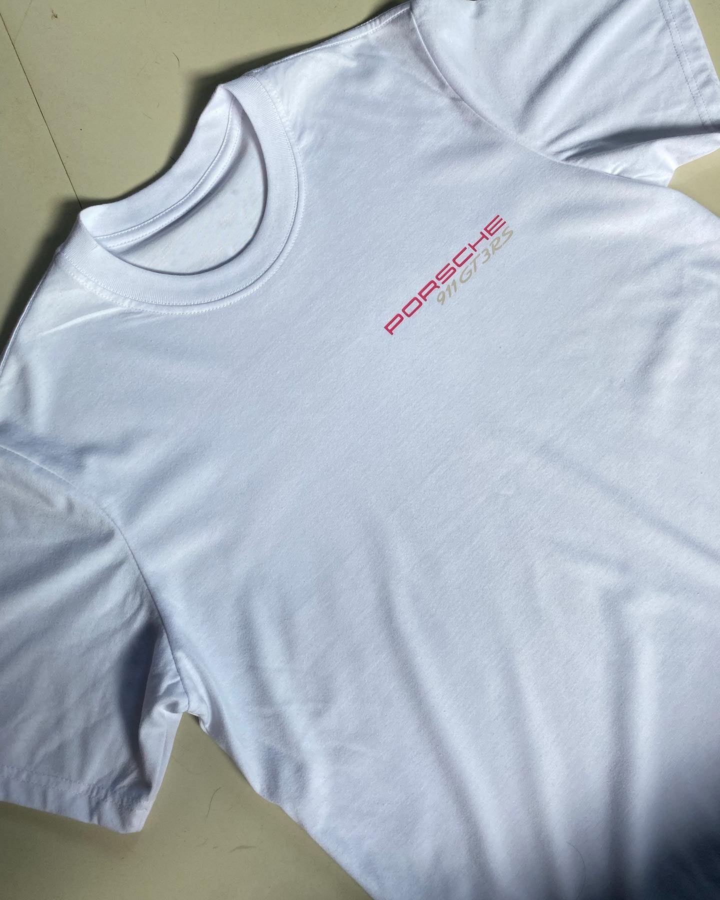 Fashionable personalized racing print T-shirt