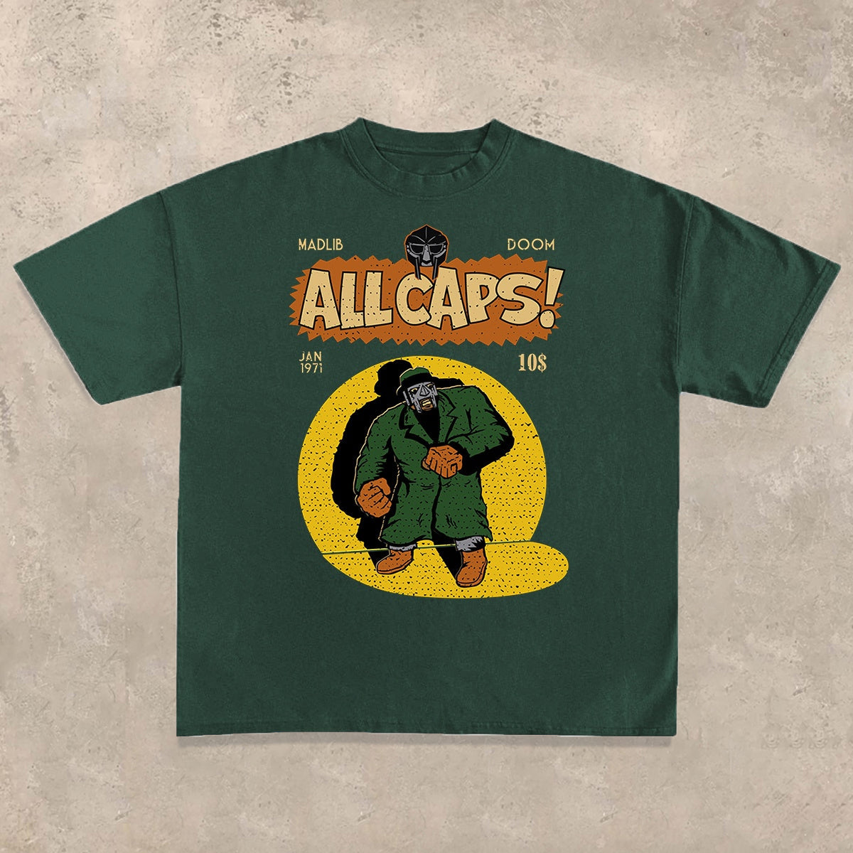 Vintage DOOM print crew neck T-shirt